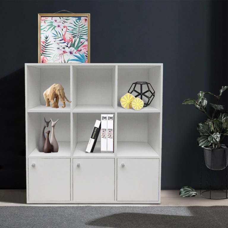 Armoire à compartiments Vakkie Armoire de rangement à 9 compartiments - bibliothèque - image alternative