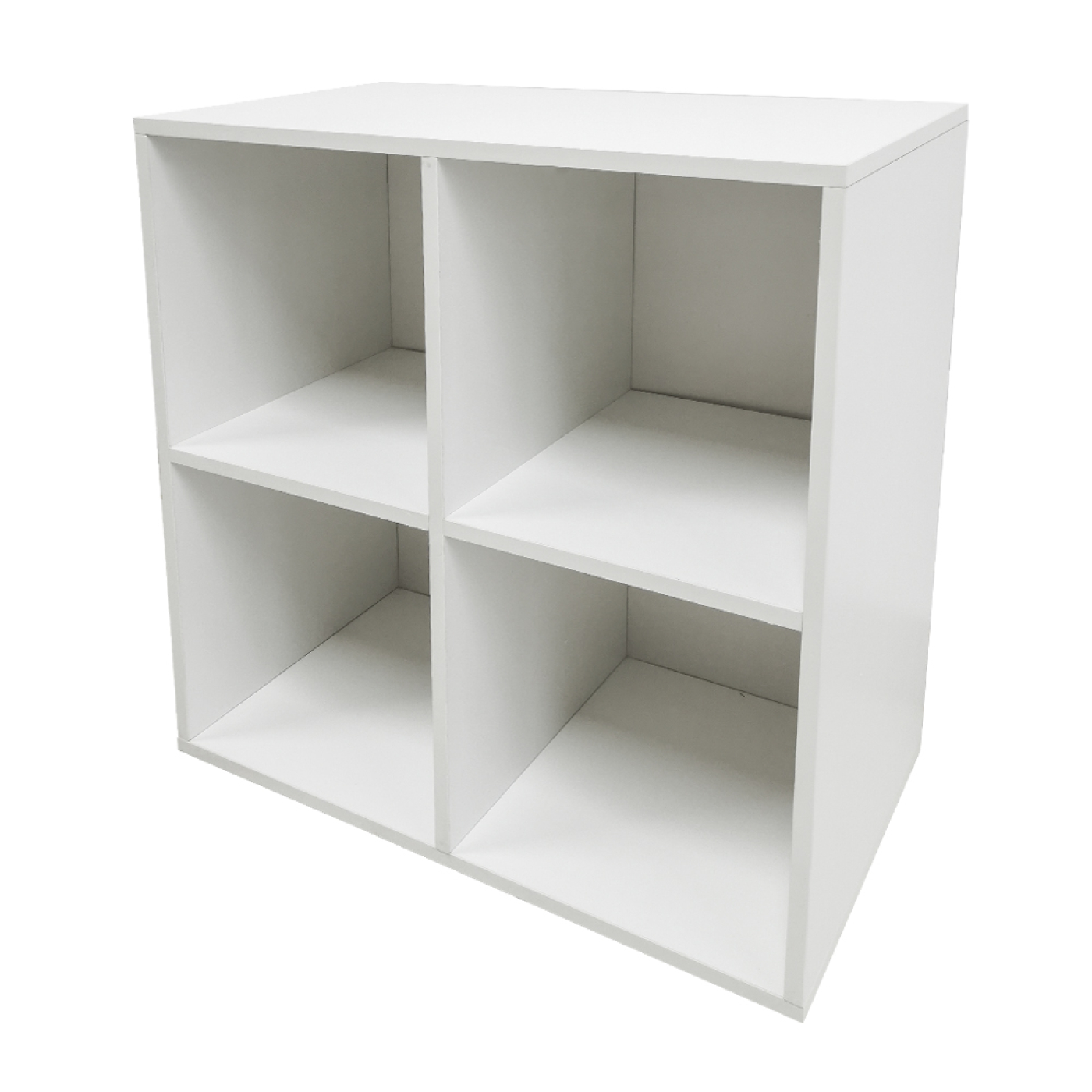 Meuble de rangement vinyle vinyle vinyle - bibliothèque - 4 compartiments - blanc - VDD World FR Meuble de rangement vinyle vinyle vinyle - bibliothèque - 4 compartiments - blanc - VDD World FR