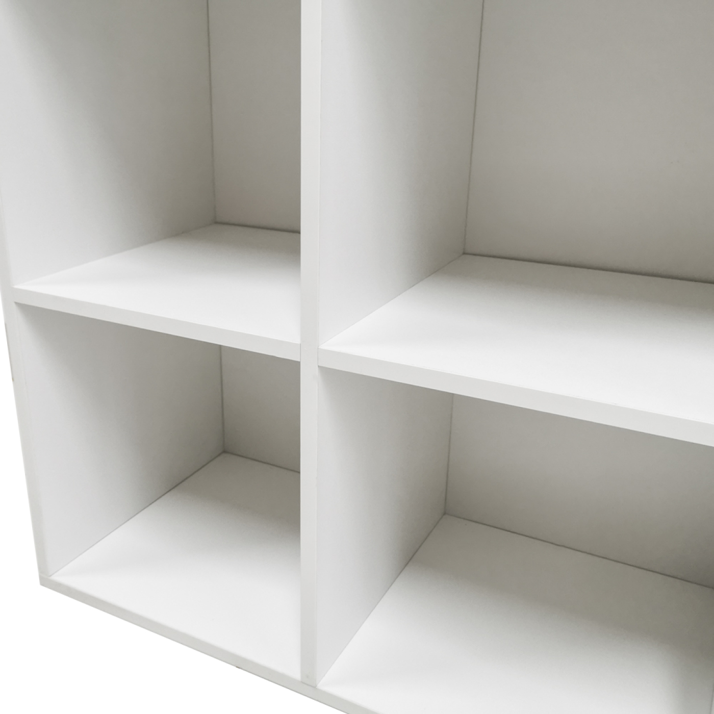 Meuble de rangement vinyle vinyle vinyle - bibliothèque - 4 compartiments - blanc - VDD World FR Meuble de rangement vinyle vinyle vinyle - bibliothèque - 4 compartiments - blanc - VDD World FR