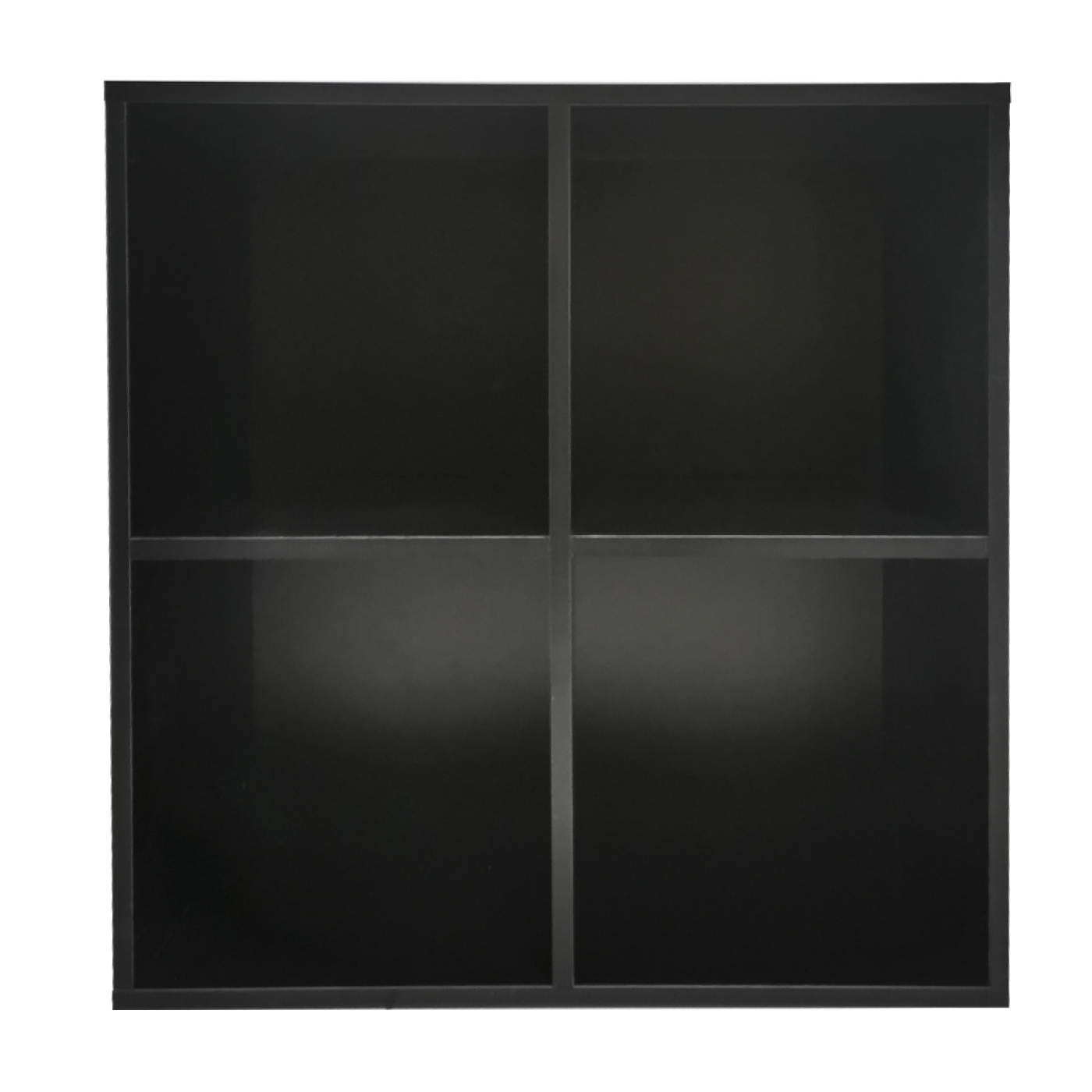 Meuble de rangement vinyle vinyle 33 tours - bibliothèque - 4 compartiments - noir - VDD World FR Meuble de rangement vinyle vinyle 33 tours - bibliothèque - 4 compartiments - noir - VDD World FR