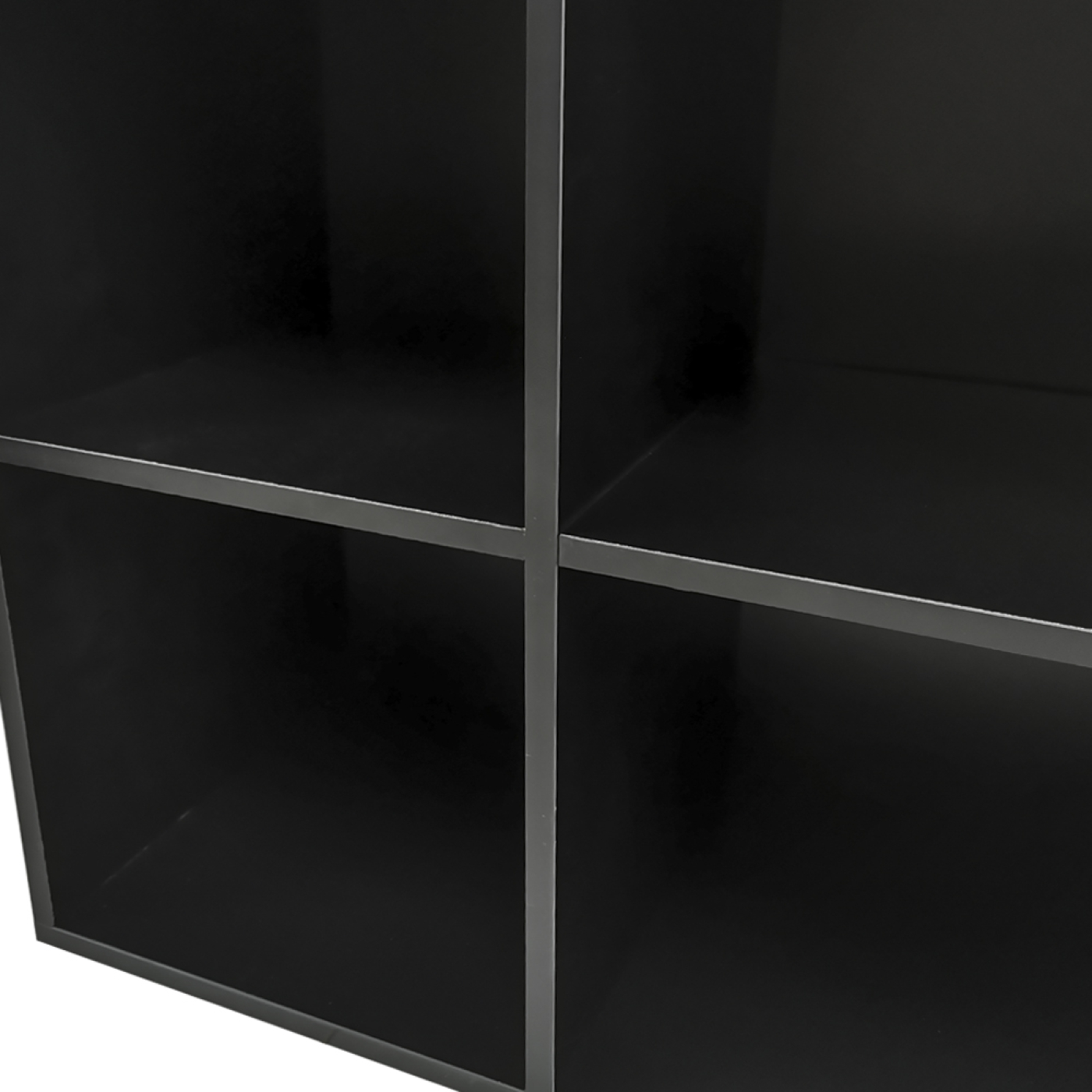 Meuble de rangement vinyle vinyle 33 tours - bibliothèque - 4 compartiments - noir - VDD World FR Meuble de rangement vinyle vinyle 33 tours - bibliothèque - 4 compartiments - noir - VDD World FR