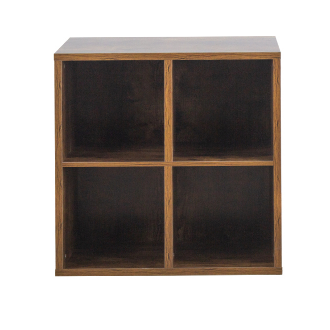 Records vinyl lp cabinet - rangement disques vinyles lp - bibliothèque - marron - image alternative
