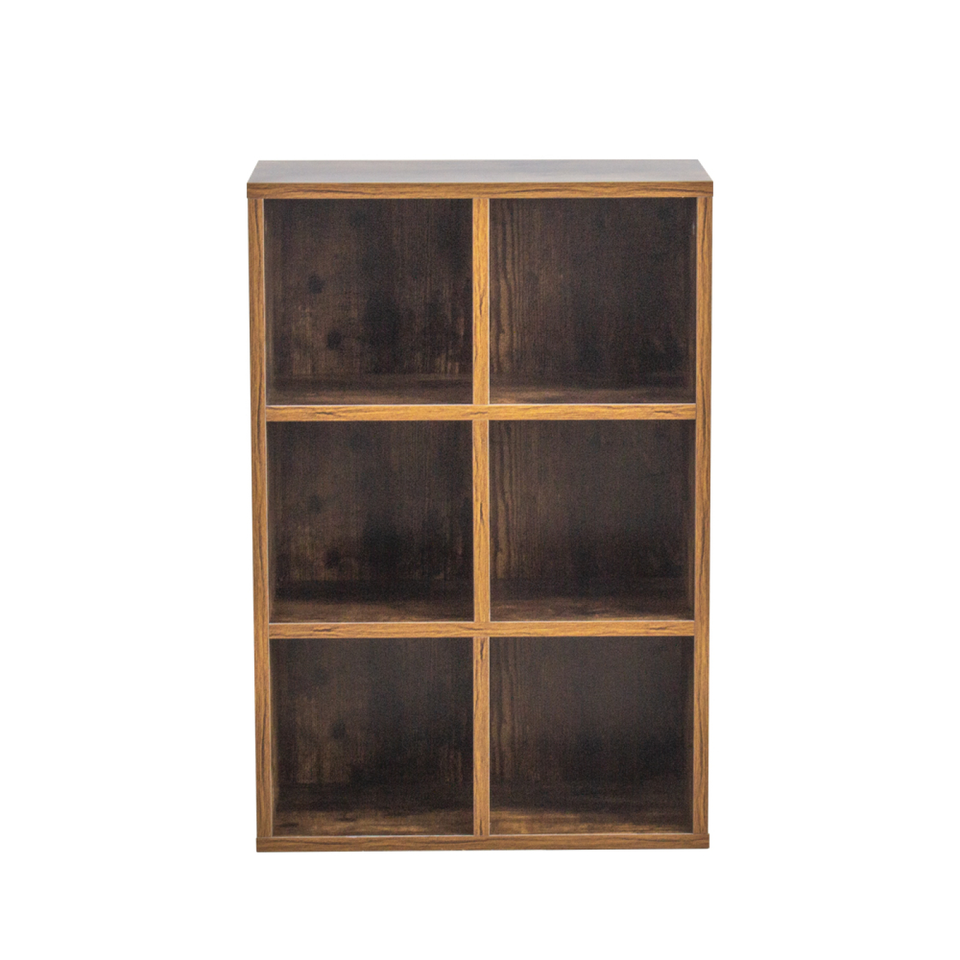 Étagère à compartiments - DVD/CD cabinet - bibliothèque - armoire murale - brun
