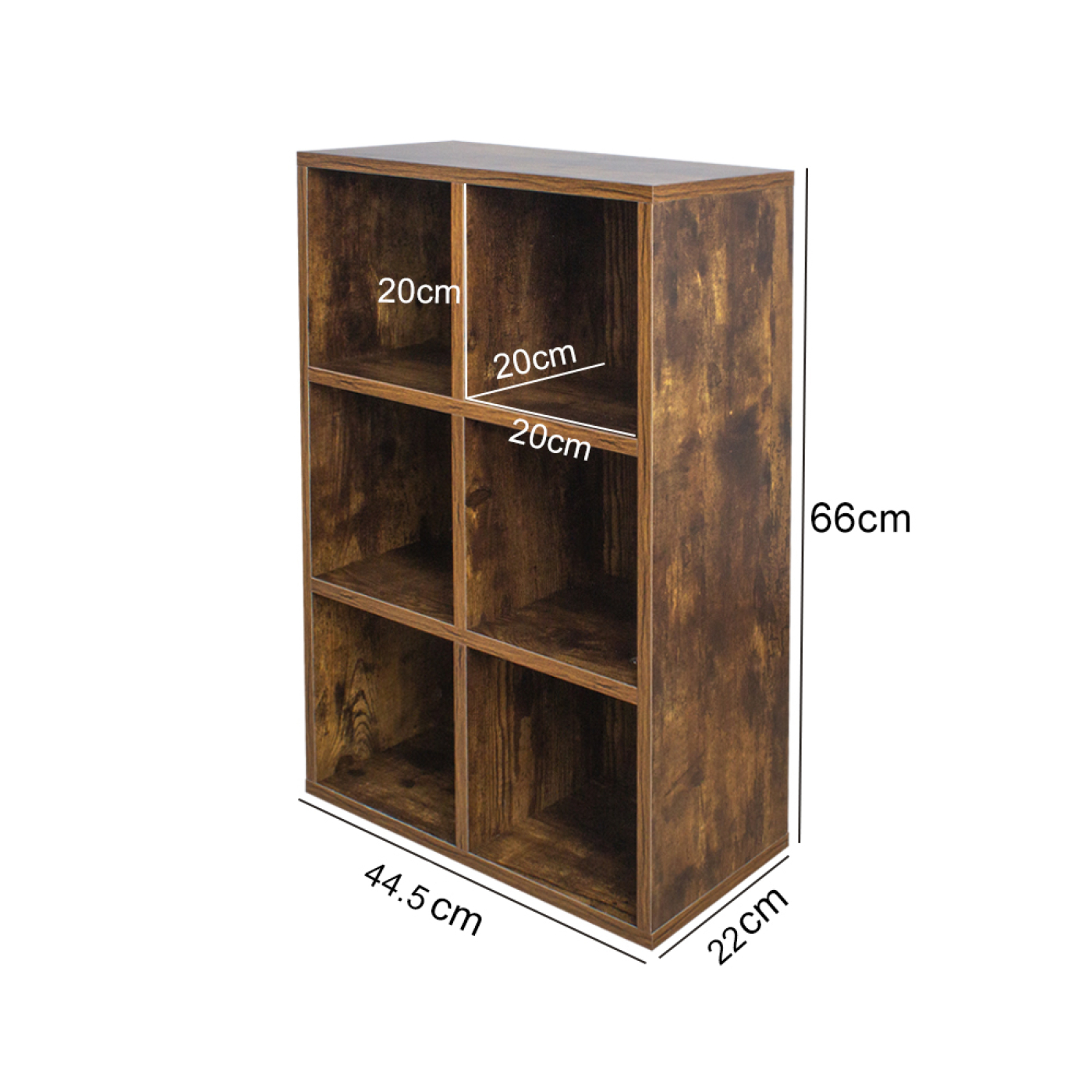 Étagère à compartiments - DVD/CD cabinet - bibliothèque - armoire murale - brun - VDD World FR Étagère à compartiments - DVD/CD cabinet - bibliothèque - armoire murale - brun - VDD World FR