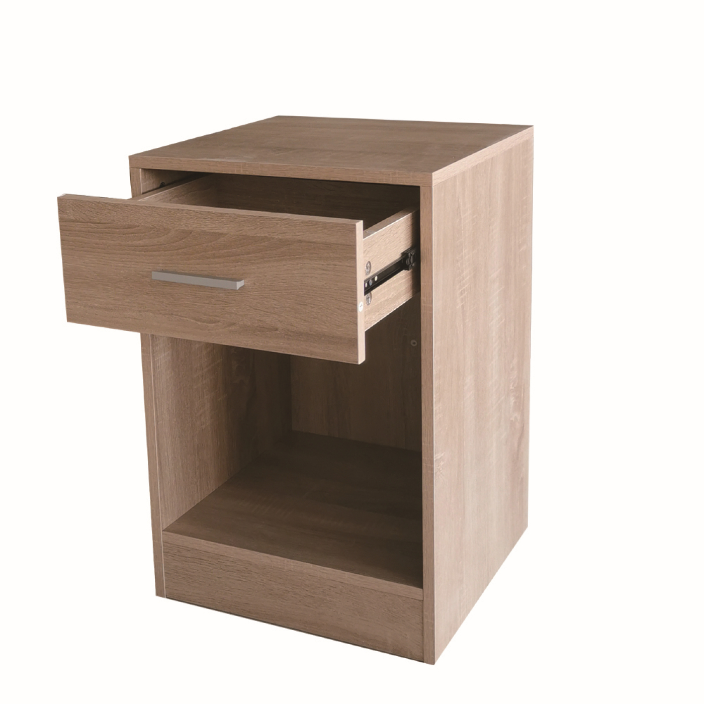 VDD - Table de chevet - Lot de 2 tables de chevet - Tables de chevet - Table de chevet marron clair - image alternative