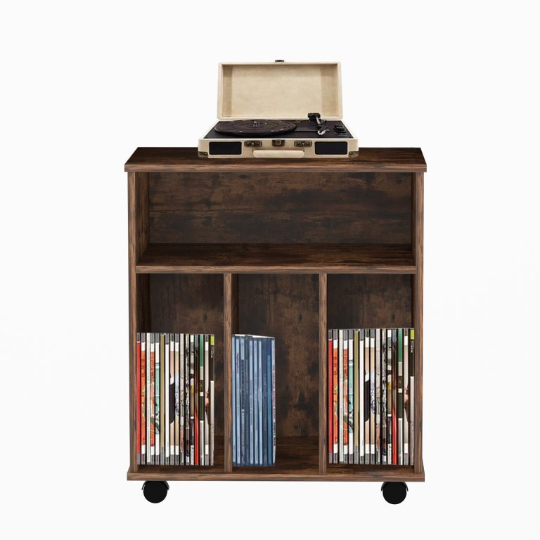 Meuble de rangement pour vinyles Lp - bibliothèque - rangement magazines livres disques