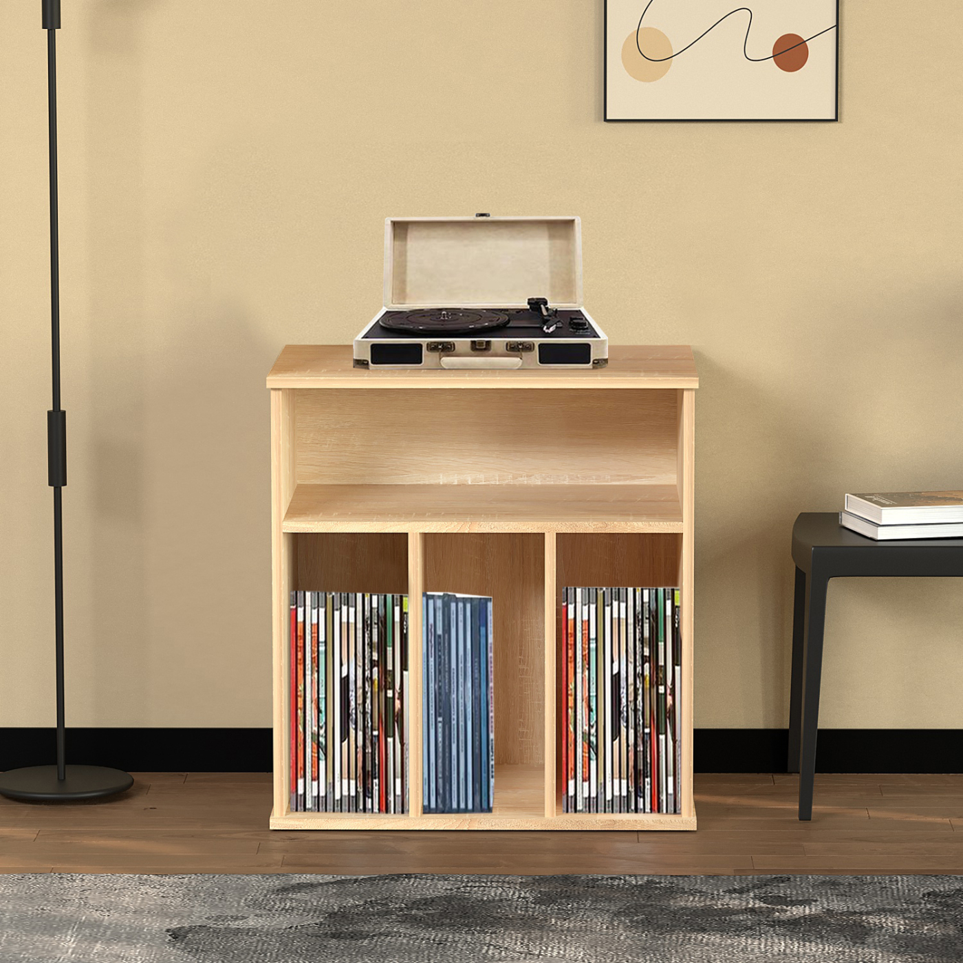 Lp recordsl meuble de rangement - bibliothèque - marron - VDD World FR Lp recordsl meuble de rangement - bibliothèque - marron - VDD World FR