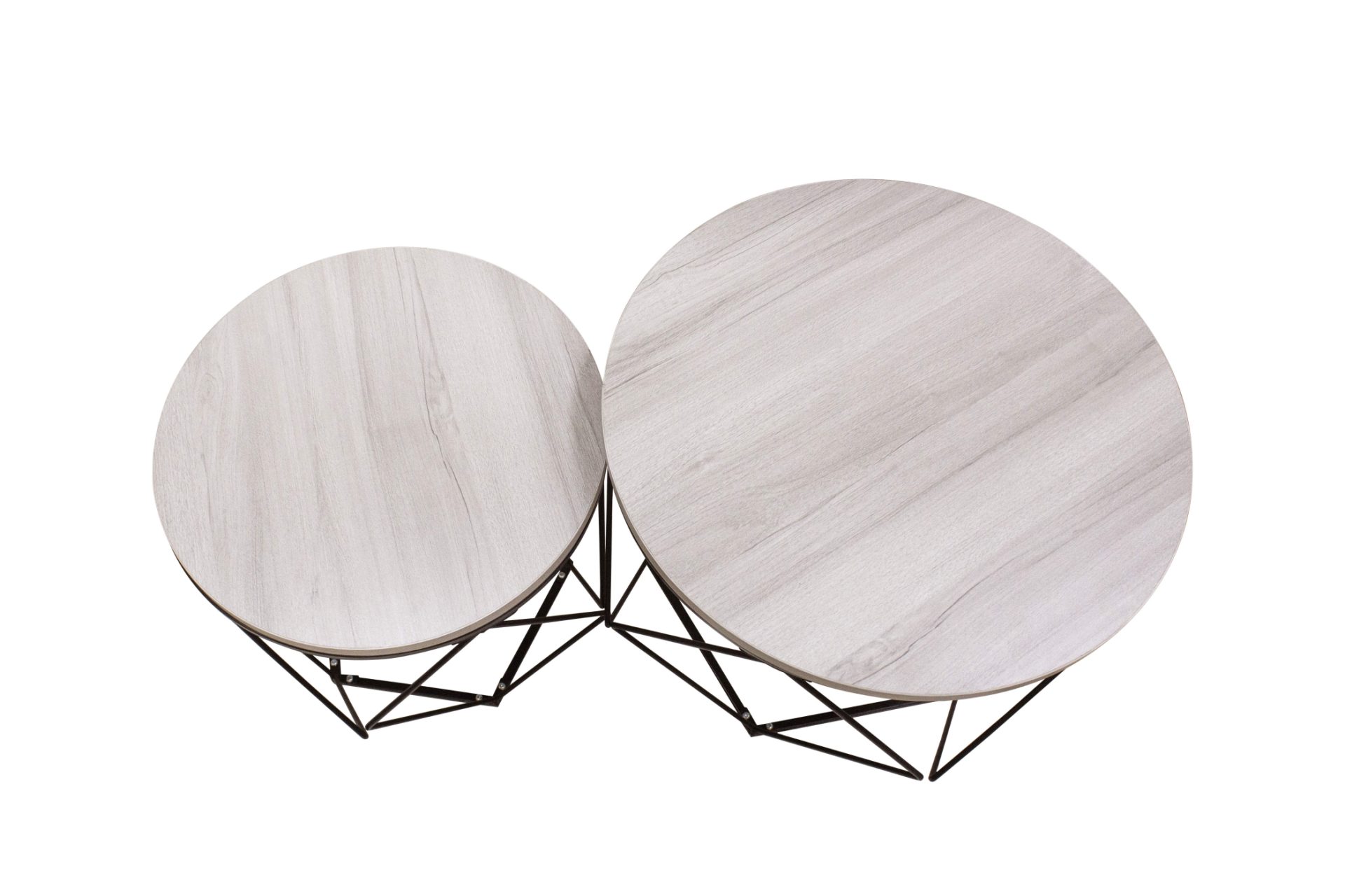 VDD Table d'appoint style vintage industriel - tables basses - lot de 2 - VDD World FR VDD Table d'appoint style vintage industriel - tables basses - lot de 2 - VDD World FR