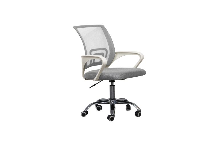 VDD Siège de bureau - gris/blanc - ergonomique - réglable en hauteur
