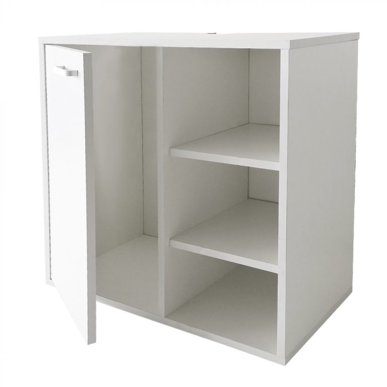 Meuble à chaussures - étagère à chaussures - 4 compartiments avec portes abattantes - noir - VDD World FR