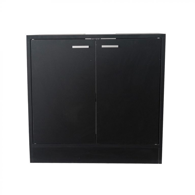 Meuble vasque - meuble de salle de bain - noir