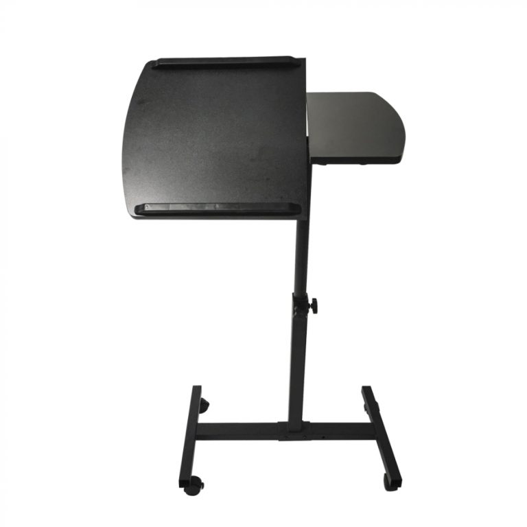 Table d'ordinateur portable de bureau - gain de place - 70 cm x 50 cm - blanc - VDD World FR