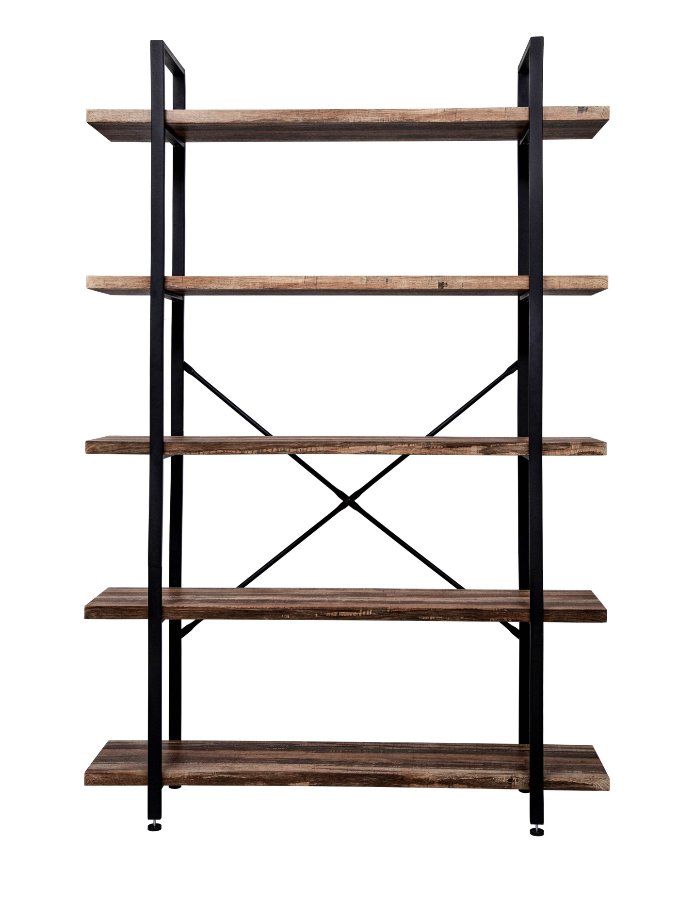 Armoire murale bibliothèque Tough design industriel métal métal 178 cm haut noir