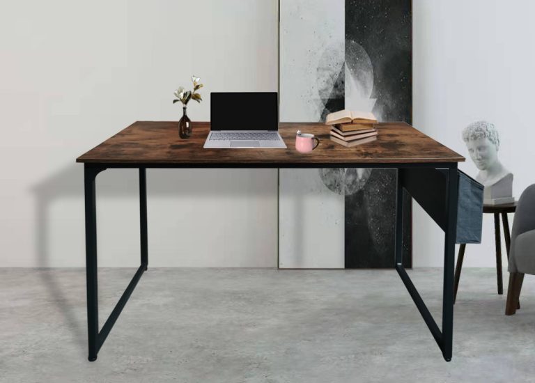 Desk Stoer - table pour ordinateur portable - table d'ordinateur - largeur 120 cm - marron vintage - image alternative
