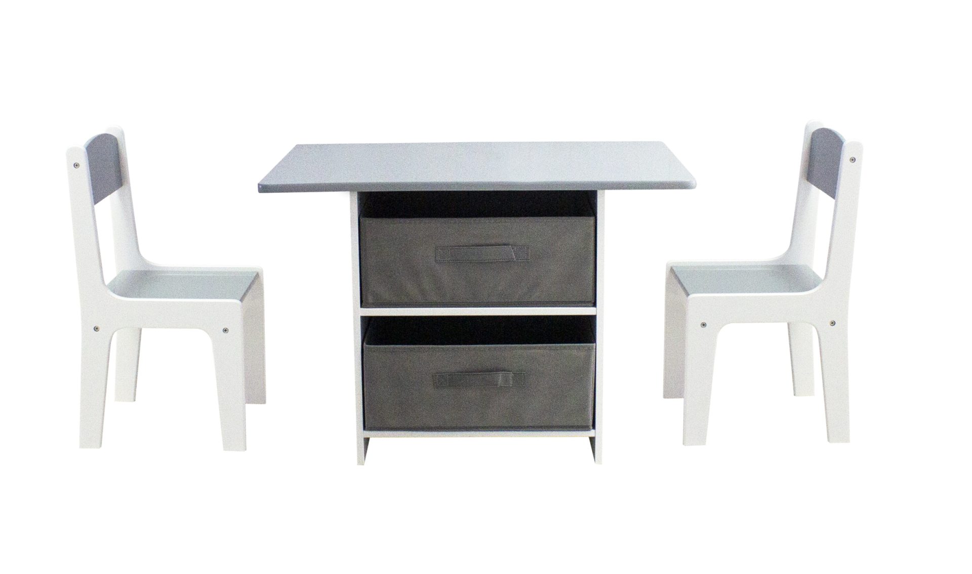 Table pour enfants avec chaises et espace de rangement