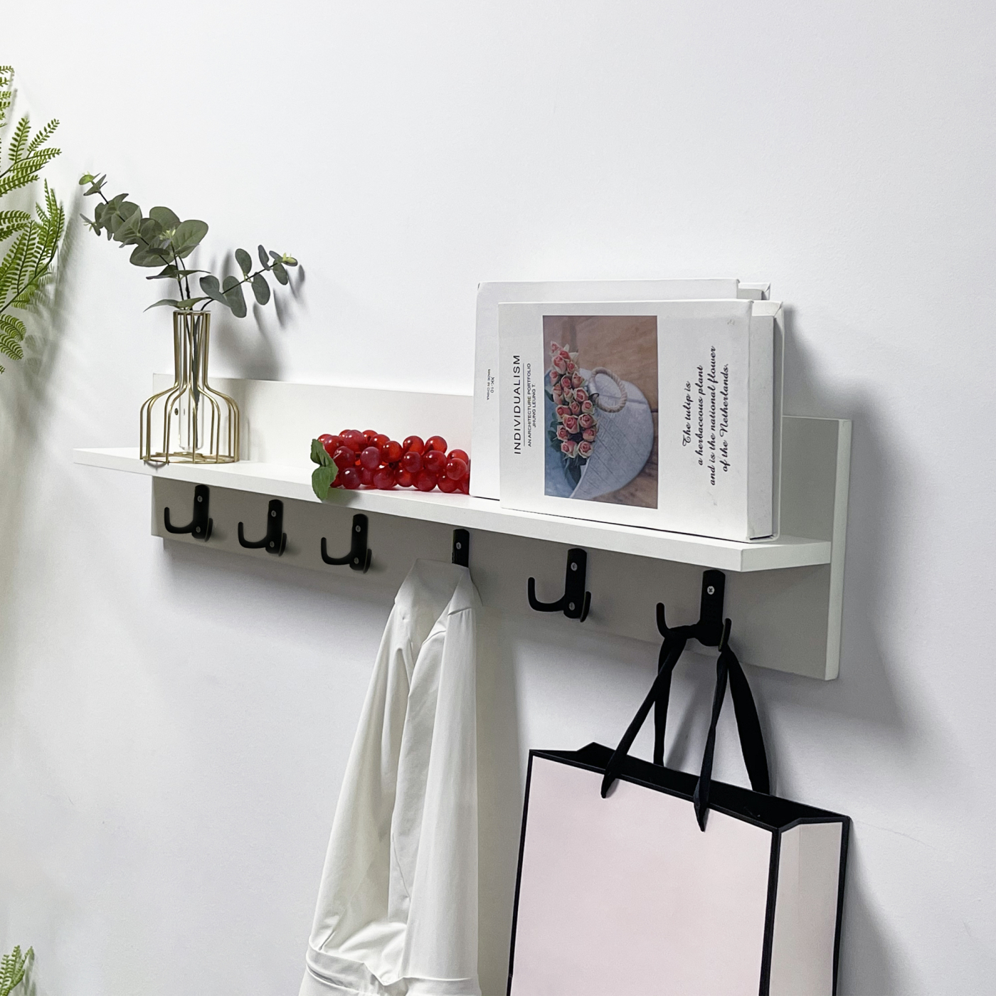 VDD - wall cap top - étagère de rangement - fonctionnel - élégant - blanc - VDD World FR VDD - wall cap top - étagère de rangement - fonctionnel - élégant - blanc - VDD World FR