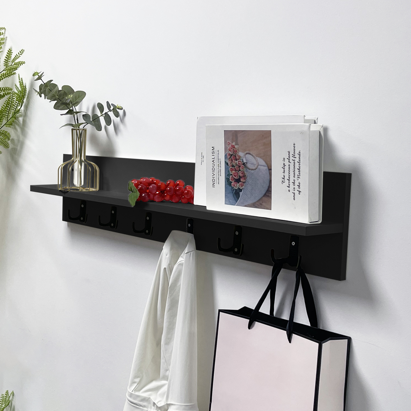 VDD - wall cap top - étagère de rangement - fonctionnel - élégant - noir - VDD World FR VDD - wall cap top - étagère de rangement - fonctionnel - élégant - noir - VDD World FR