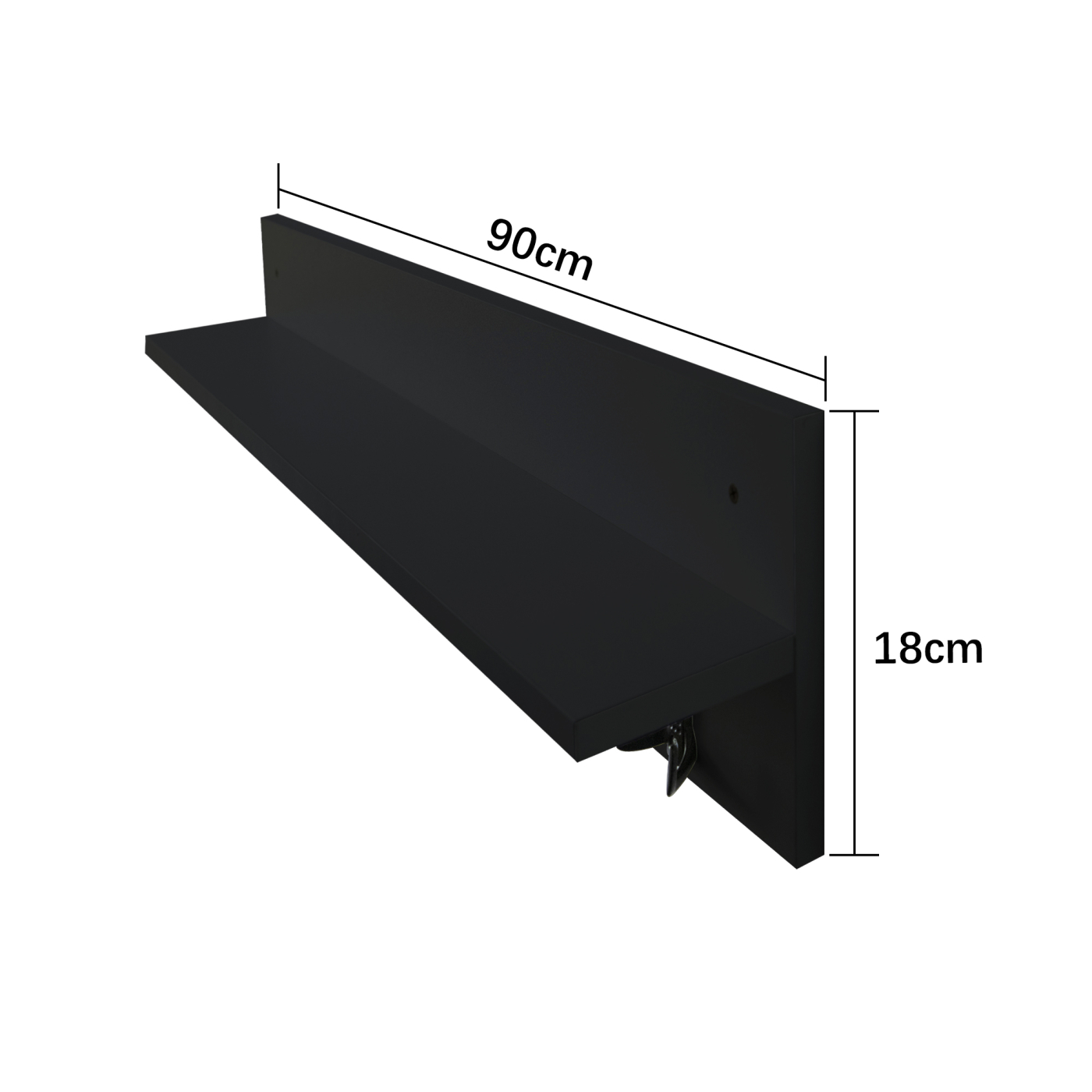 VDD - wall cap top - étagère de rangement - fonctionnel - élégant - noir - VDD World FR VDD - wall cap top - étagère de rangement - fonctionnel - élégant - noir - VDD World FR
