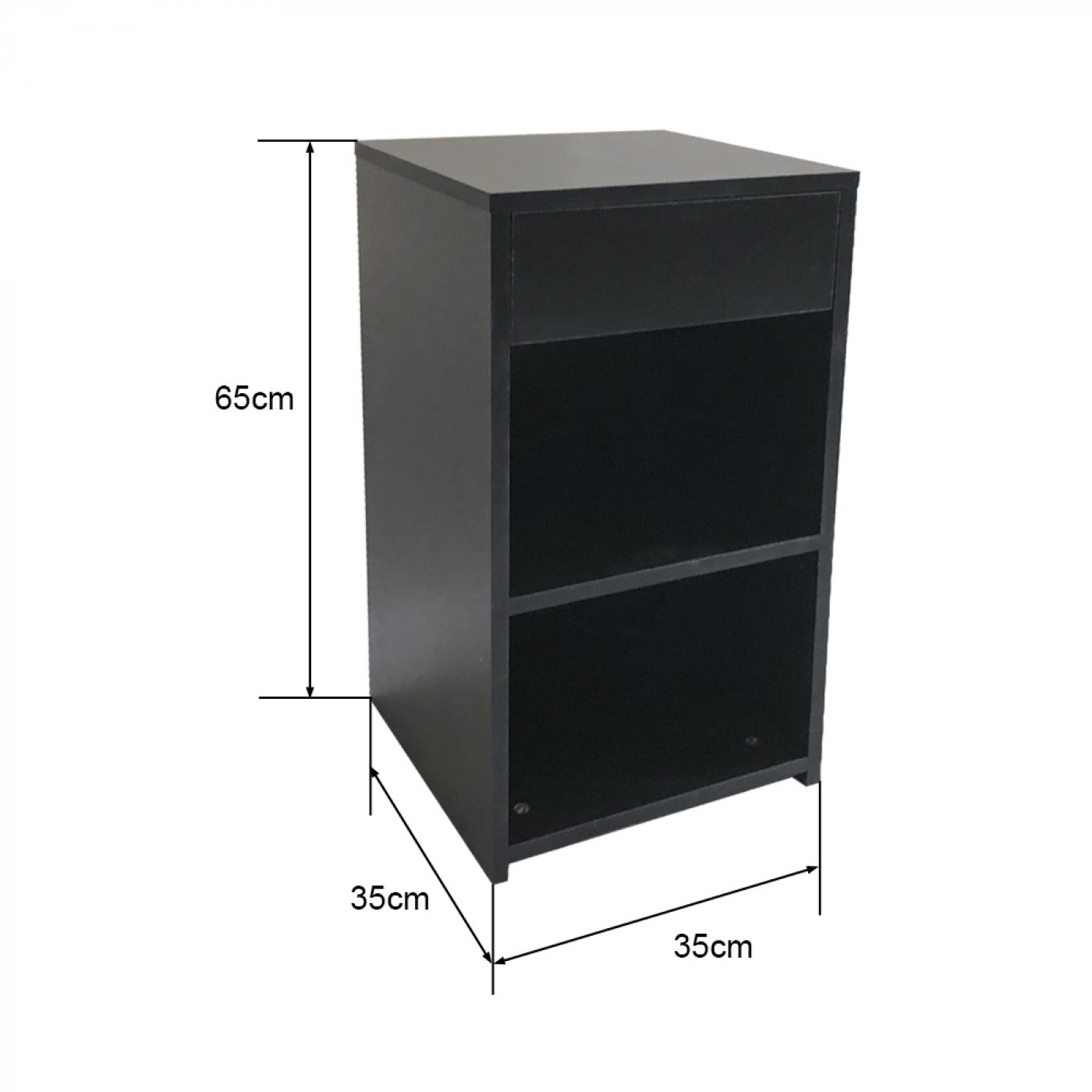 Meuble d'entrée table de chevet hauteur 65 cm noir - VDD World FR Meuble d'entrée table de chevet hauteur 65 cm noir - VDD World FR