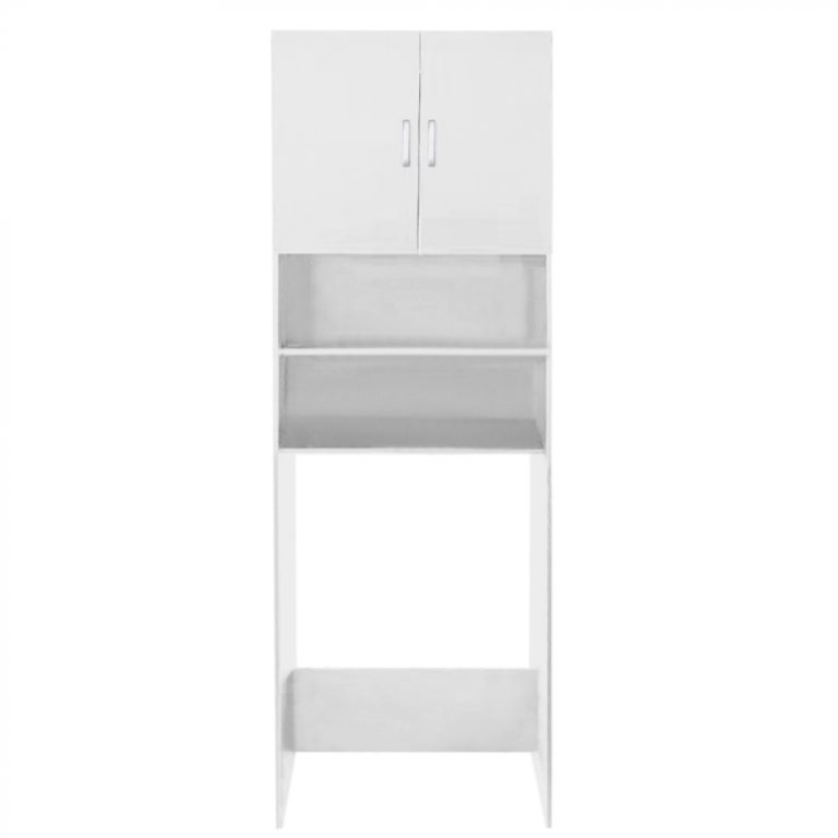 Lave-linge armoire sèche-linge séchant meuble 190 cm blanc
