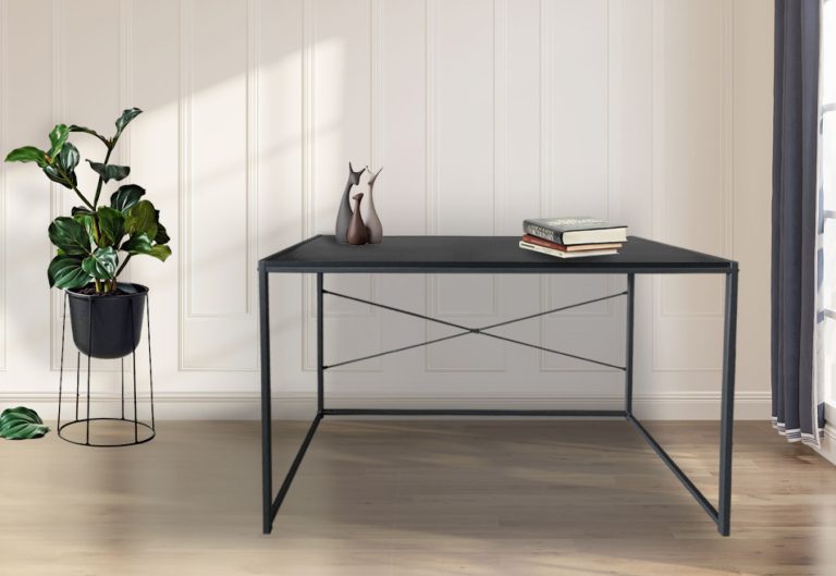 Desk Stoer - table pour ordinateur portable - table d'ordinateur - design industriel - 120 x 60 cm - image alternative