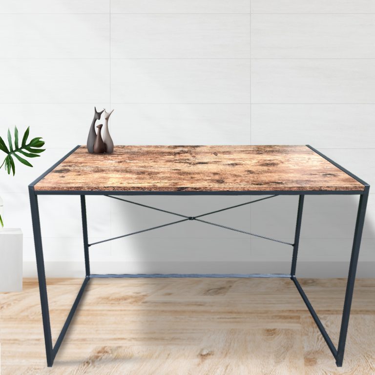 Desk Stoer - table pour ordinateur portable - table d'ordinateur - design industriel - 120 x 60 cm - image alternative