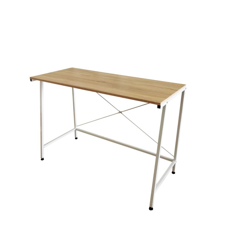 Bureau Stoer - table d'appoint hall ou couloir - style industriel moderne - blanc - VDD World FR