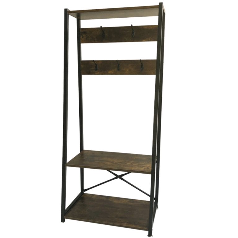 Meuble colonne 5 compartiments ouverts - meuble de rangement salle de bain chambre hall - VDD World FR