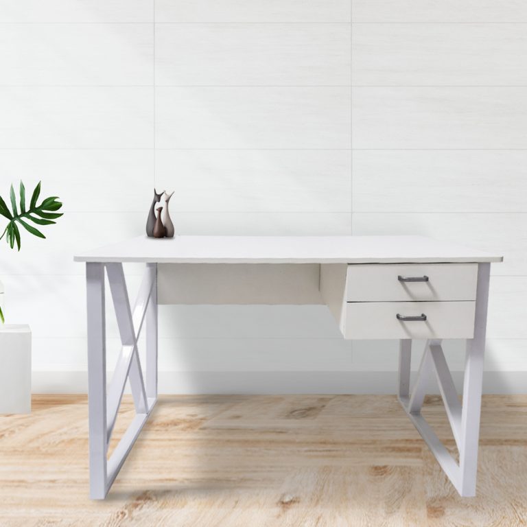 Table d'ordinateur de bureau Tough - bureau pour ordinateur portable - industriel moderne - métal bo - image alternative