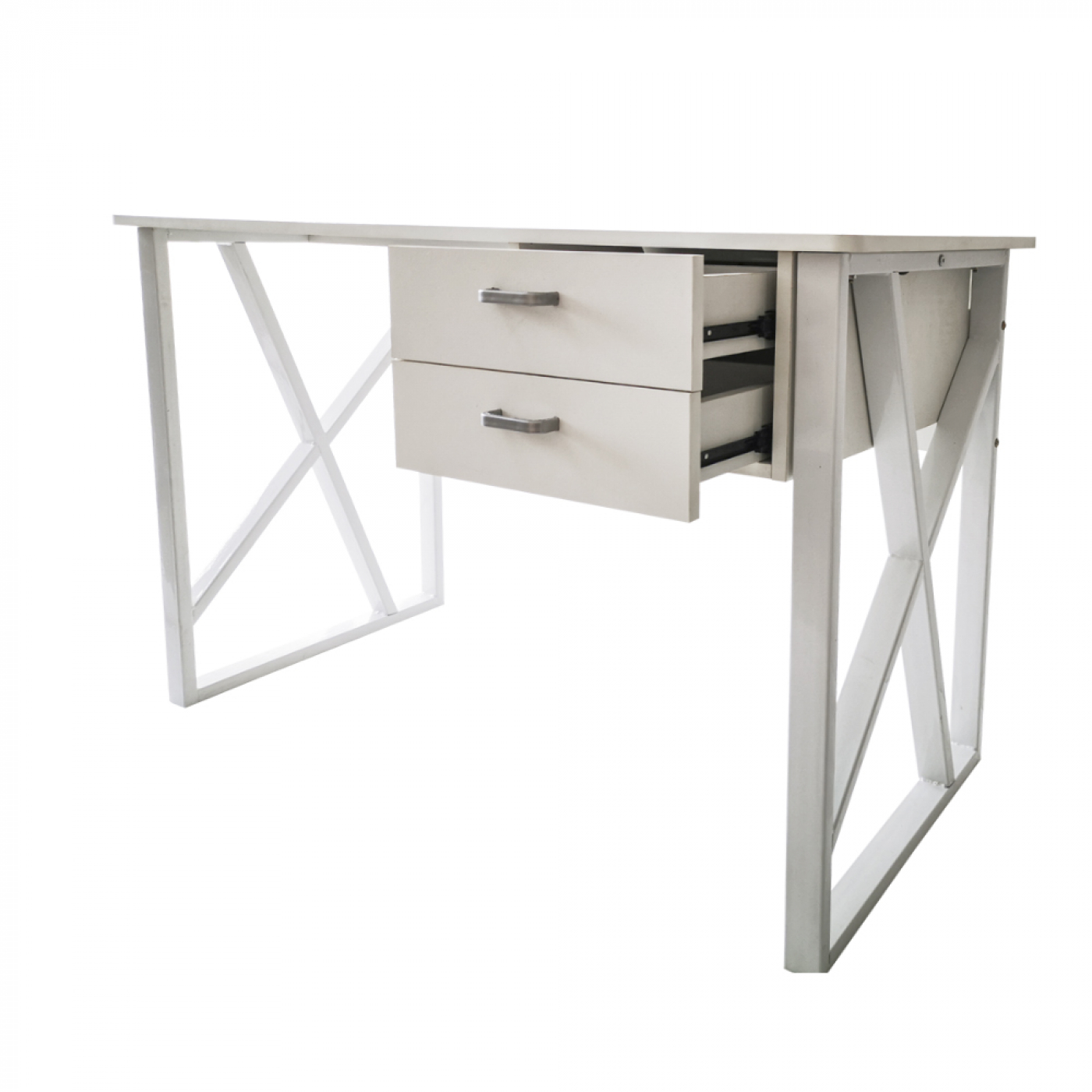 Table d'ordinateur de bureau Tough - bureau pour ordinateur portable - industriel moderne - métal bo - VDD World FR Table d'ordinateur de bureau Tough - bureau pour ordinateur portable - industriel moderne - métal bo - VDD World FR