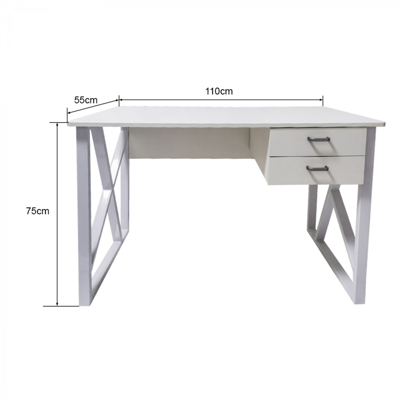 Table d'ordinateur de bureau Tough - bureau pour ordinateur portable - industriel moderne - métal bo - VDD World FR Table d'ordinateur de bureau Tough - bureau pour ordinateur portable - industriel moderne - métal bo - VDD World FR