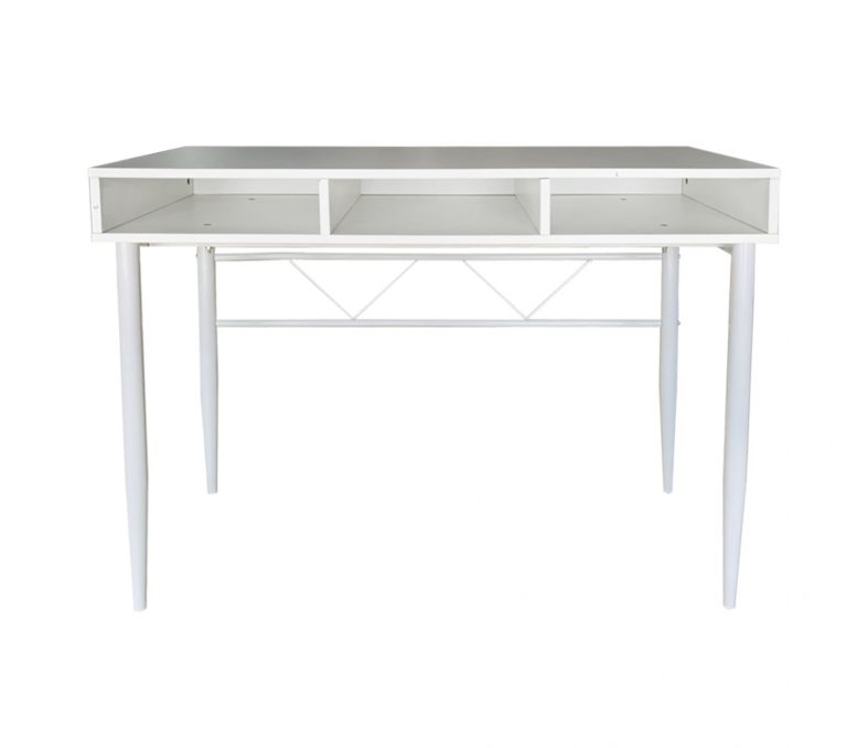 Bureau Stoer - table d'appoint hall ou couloir - style industriel moderne - blanc