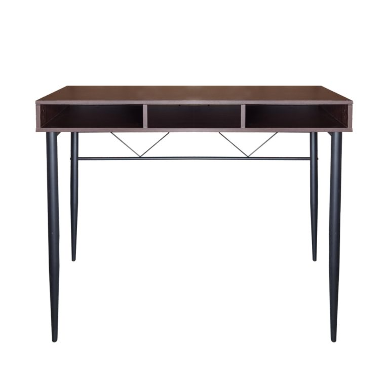 Bureau - table pour ordinateur portable - 140 cm de large et 50 cm de profondeur - blanc - VDD World FR