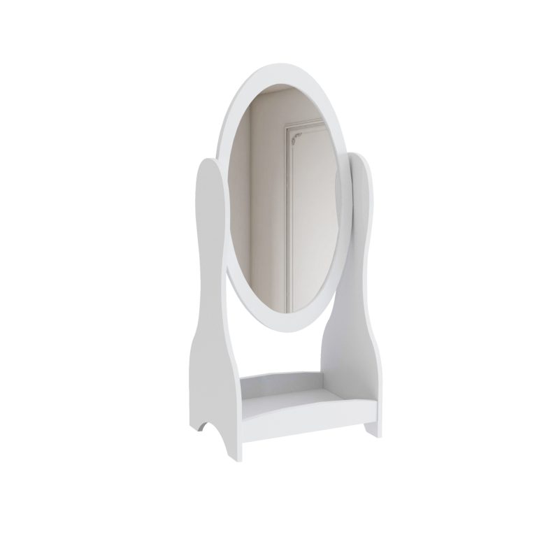 VDD - Miroir - Miroir sur pied - Miroir maquillage - Petit miroir sur pied - Miroir chambre d'enfant