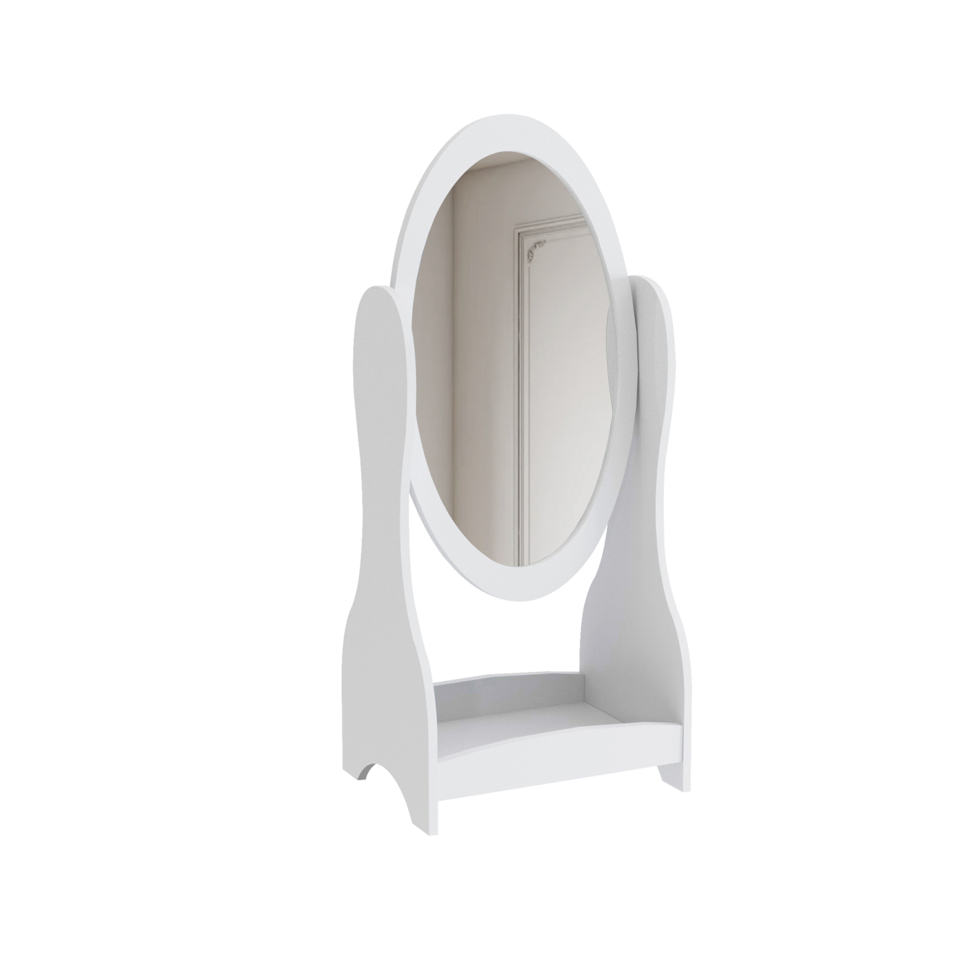 VDD - Miroir - Miroir sur pied - Miroir maquillage - Petit miroir sur pied - Miroir chambre d'enfant