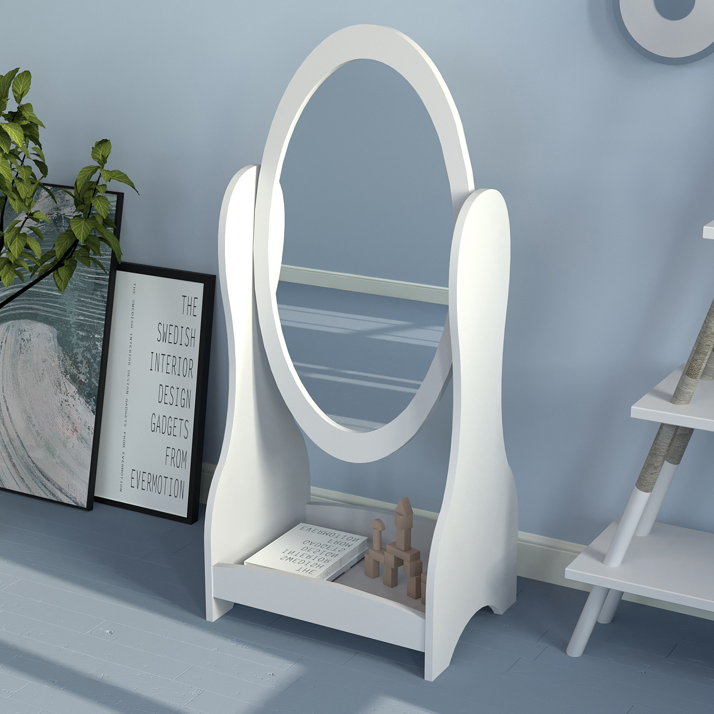 VDD - Miroir - Miroir sur pied - Miroir maquillage - Petit miroir sur pied - Miroir chambre d'enfant - VDD World FR VDD - Miroir - Miroir sur pied - Miroir maquillage - Petit miroir sur pied - Miroir chambre d'enfant - VDD World FR