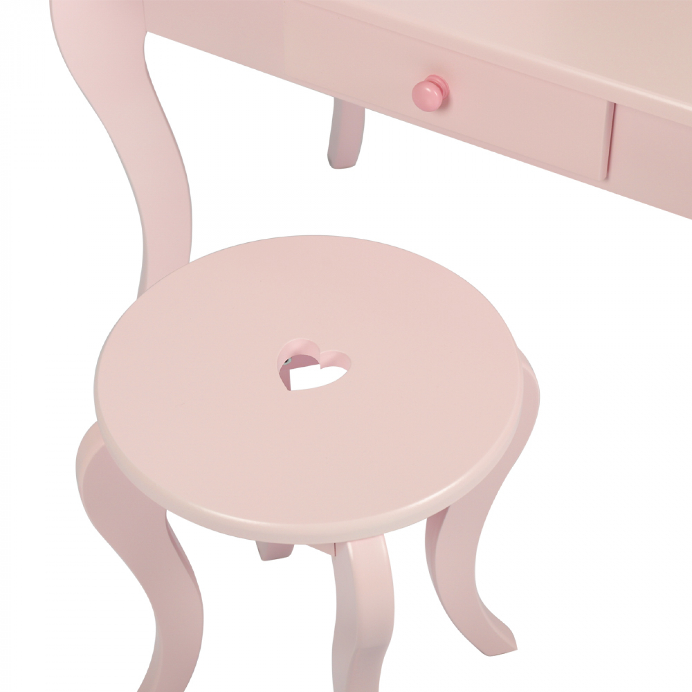 VDD - Coiffeuse - Meuble de maquillage - Table de maquillage - Rose - Avec miroir - VDD World FR VDD - Coiffeuse - Meuble de maquillage - Table de maquillage - Rose - Avec miroir - VDD World FR
