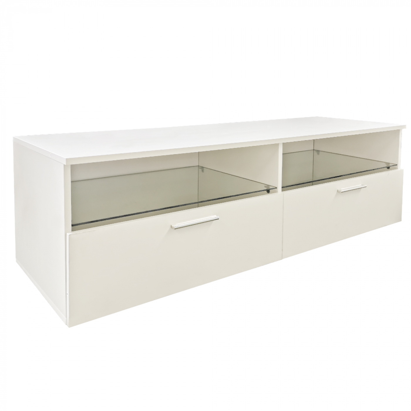 Buffet meuble TV Sieno - meuble média game setup - éclairage LED - blanc - VDD World FR Buffet meuble TV Sieno - meuble média game setup - éclairage LED - blanc - VDD World FR