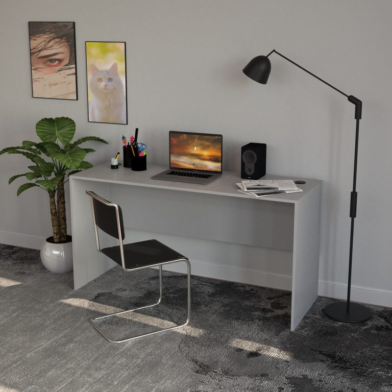 Bureau - table pour ordinateur portable - largeur 140 cm et profondeur 50 cm - image alternative