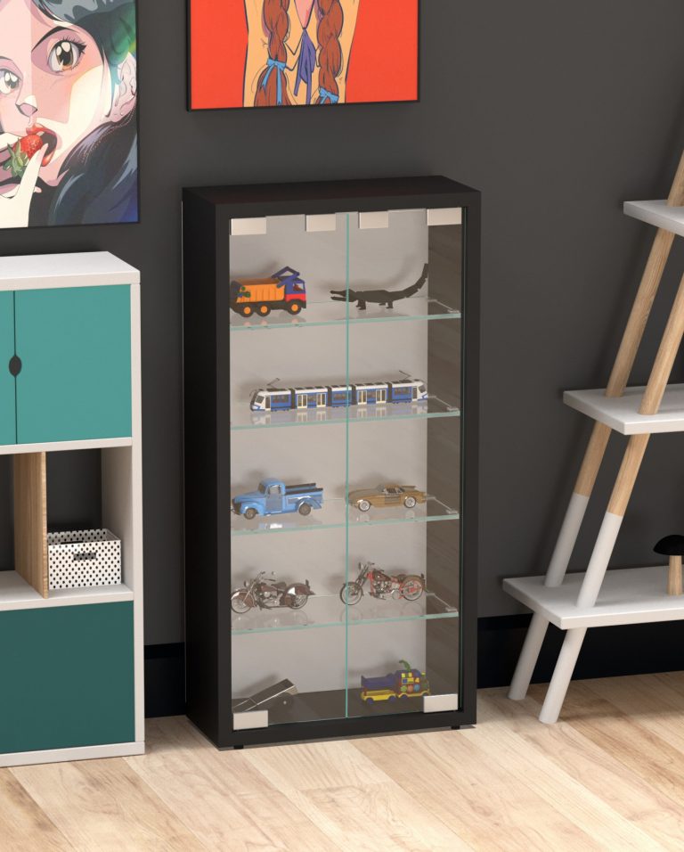 VDD Vitrine murale suspendue debout - 30 x 60 x 13 cm - image alternative