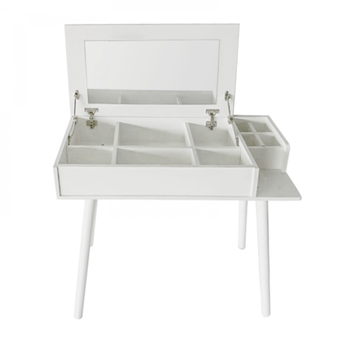 Coiffeuse maquillage table de maquillage bureau avec miroir pliant 90 cm de large