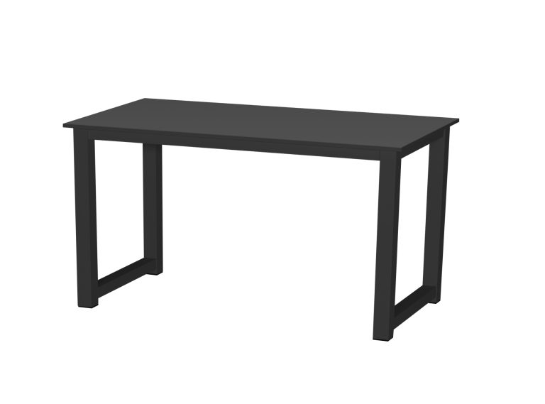 Table de bureau - table de cuisine - largeur 110 cm - noir
