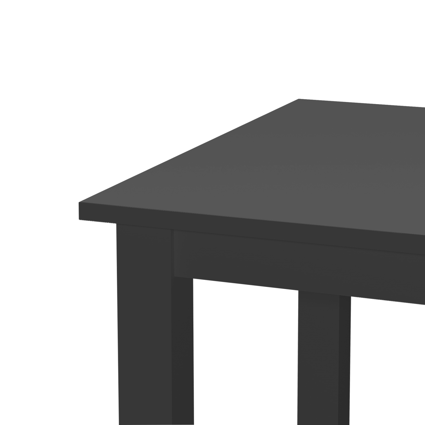 Table de bureau - table de cuisine - largeur 110 cm - noir - VDD World FR Table de bureau - table de cuisine - largeur 110 cm - noir - VDD World FR