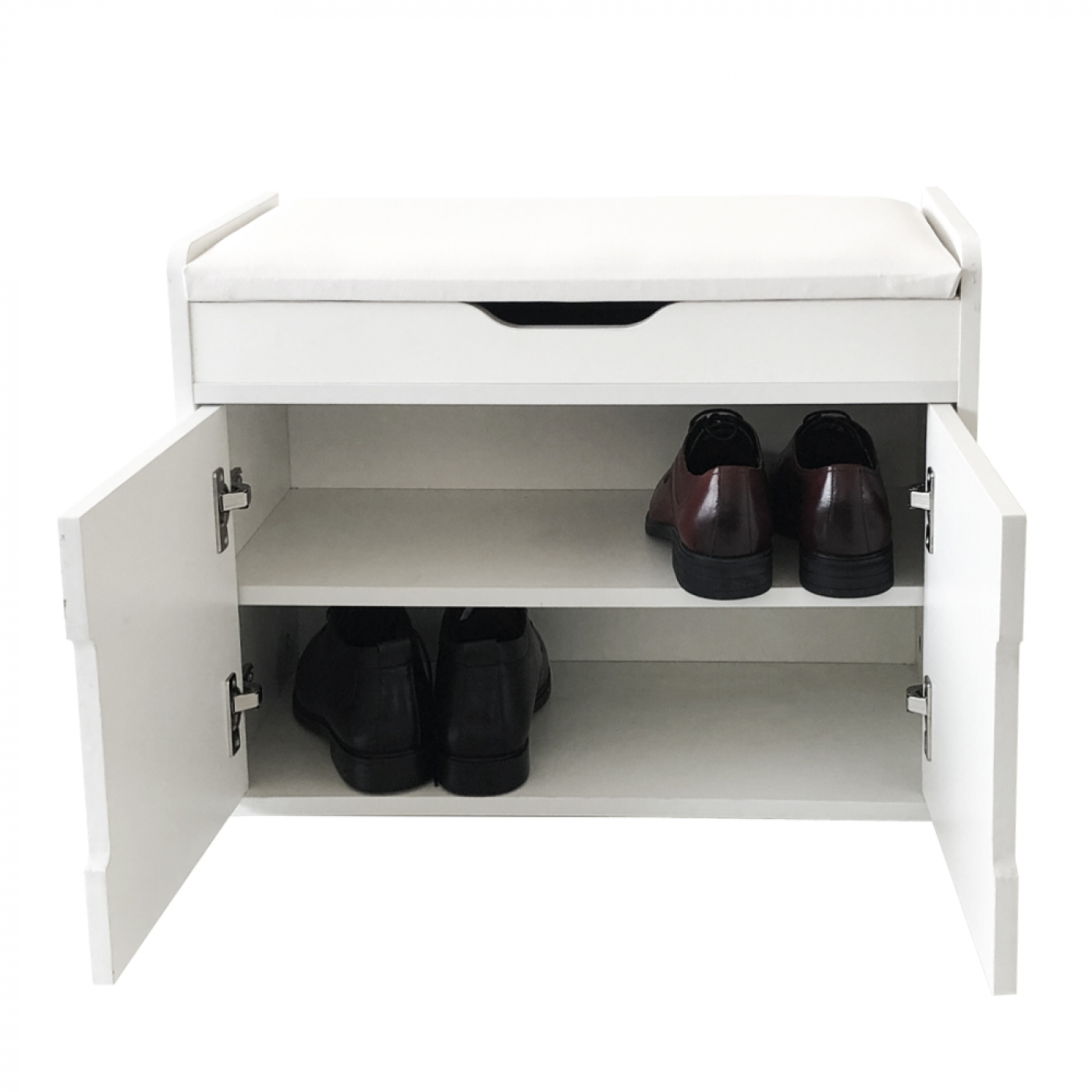 Meuble à chaussures banc d'entrée avec espace de rangement - étagère à chaussures - pliable avec cou - VDD World FR Meuble à chaussures banc d'entrée avec espace de rangement - étagère à chaussures - pliable avec cou - VDD World FR