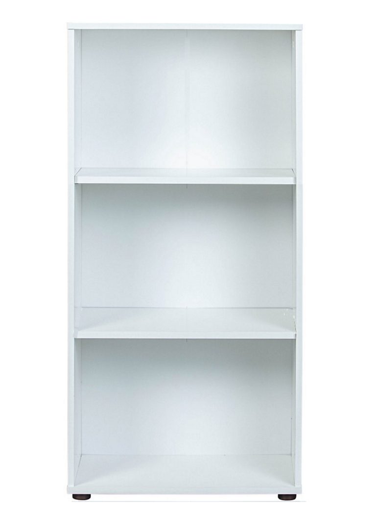Classeur bibliothèque - armoire murale ouverte blanc