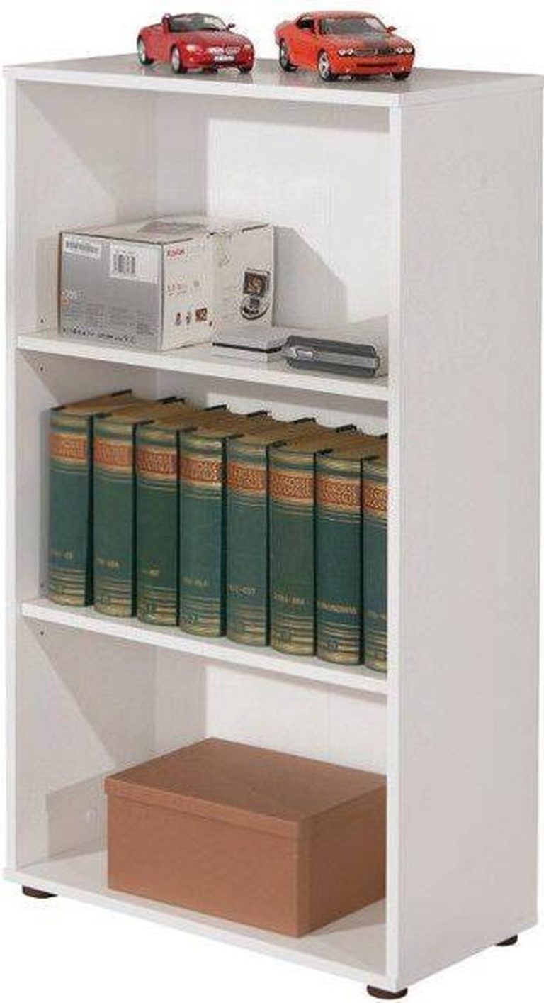 Classeur bibliothèque - armoire murale ouverte blanc - image alternative