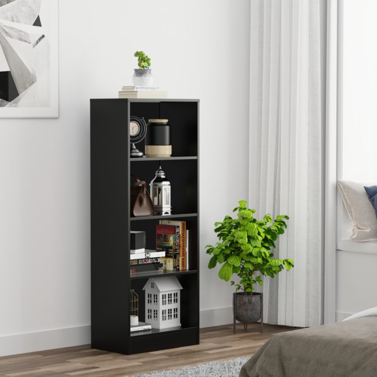 VDD – Armoire à compartiments – Armoire à compartiments ouverte – Armoire murale – 50x30x130 cm - image alternative