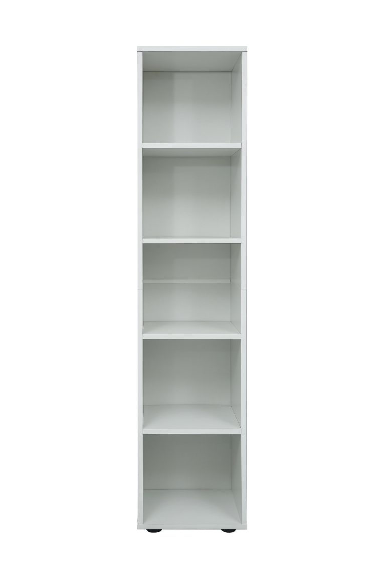 Meuble de salle de bain 5 compartiments ouverts - meuble colonne salle de bain chambre hall