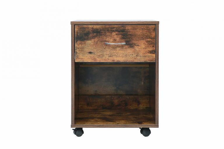 Meuble de bureau à roulettes - caisson à tiroirs - commode