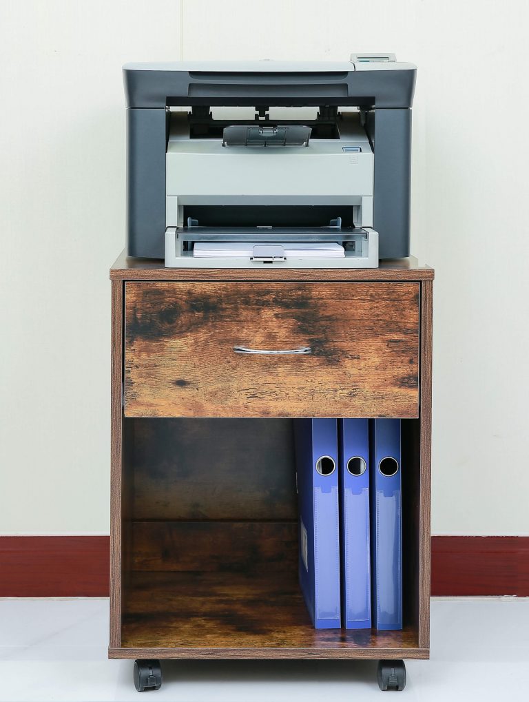 Meuble de bureau à roulettes - caisson à tiroirs - commode - image alternative